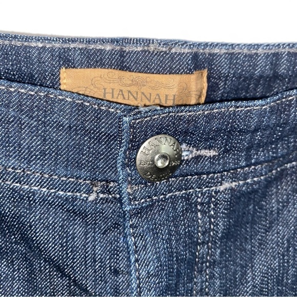 Hannah Becky Bootleg Dark Wash Jeans Size 8 - Picture 6 of 7